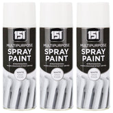 3X 151 White Gloss Spray Paint 400ml Spray Paint
